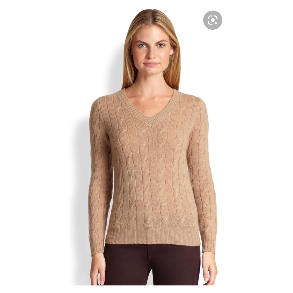 Ralph Lauren Black Label Cashmere V Neck Sweater